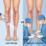 Laser vs surgery for varicose veins